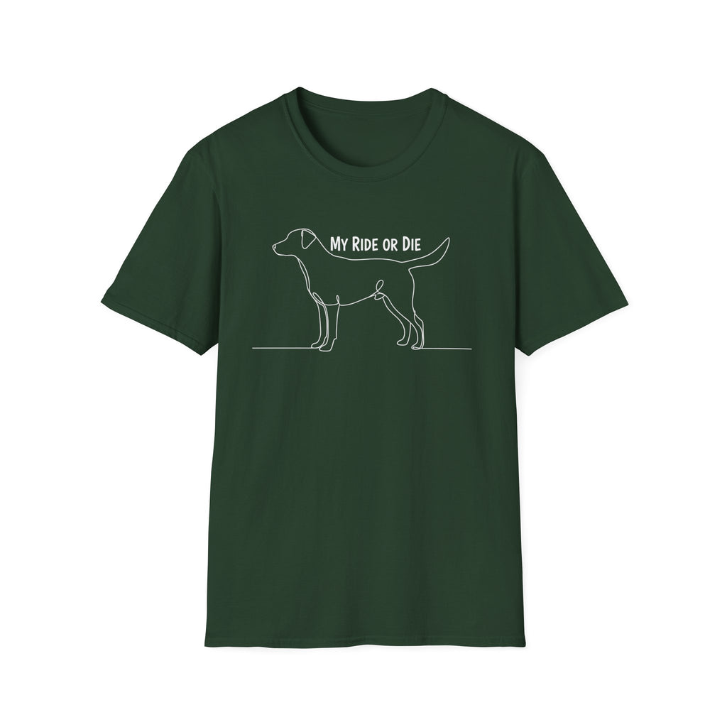 My Ride Or Die Labrador Retriever T-Shirt
