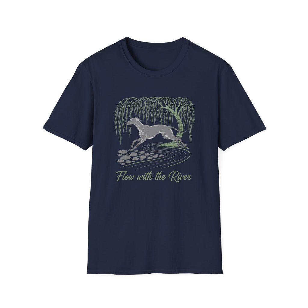 Flow With The River Greyhound T-Shirt