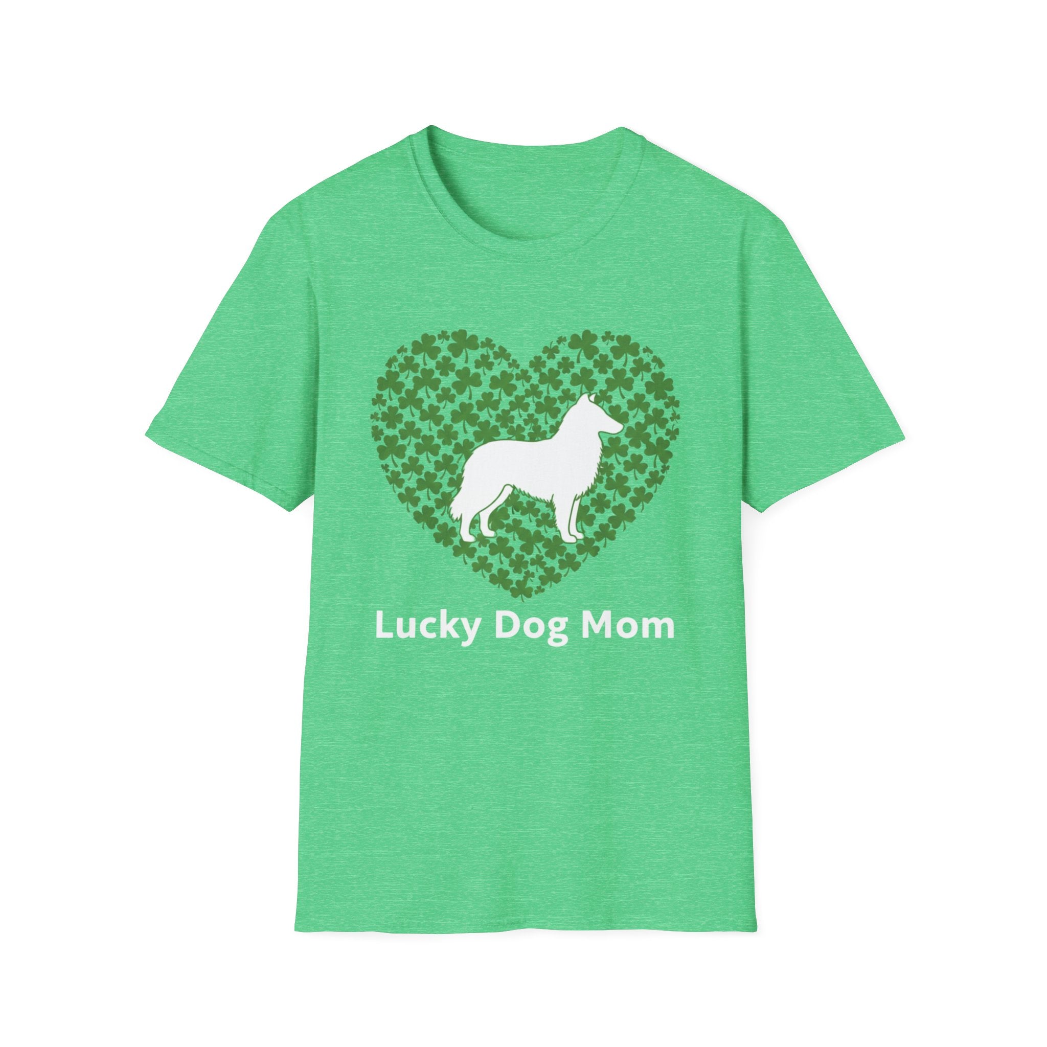 Lucky Dog Mom Sheltie T-Shirt