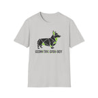 Geometric Good Boy Corgi T-Shirt