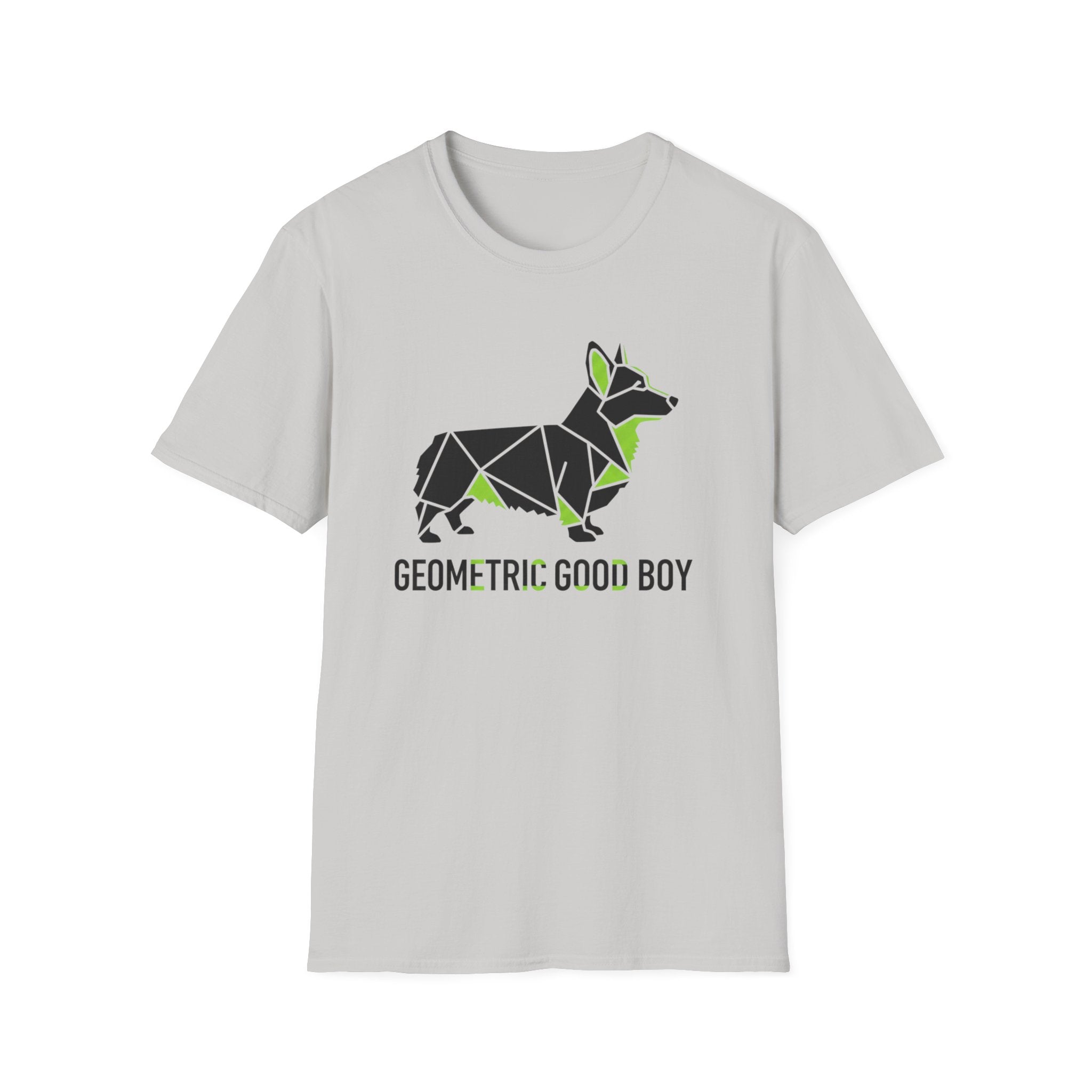 Geometric Good Boy Corgi T-Shirt