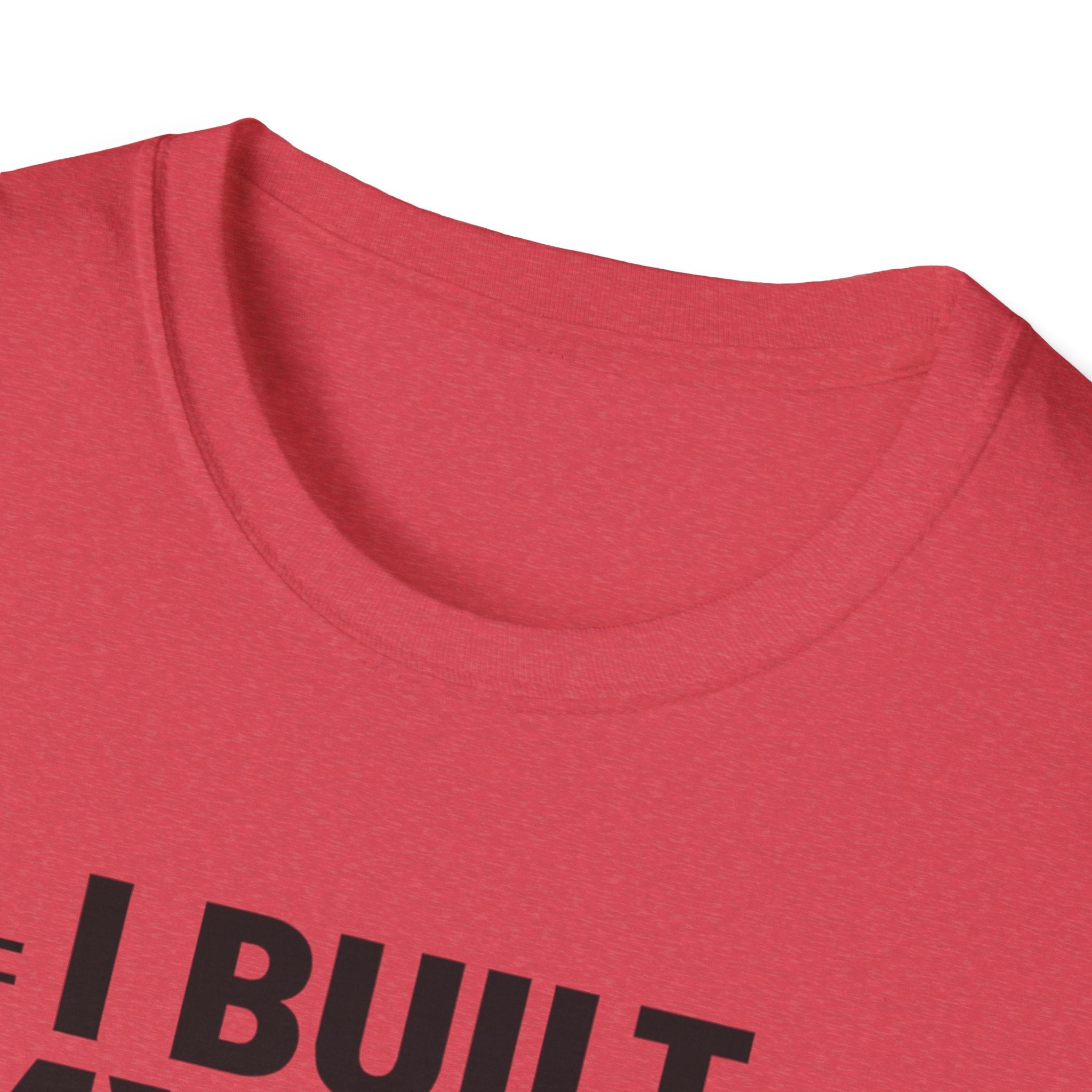I Built My Life Around This Dog Big Letter T-Shirt