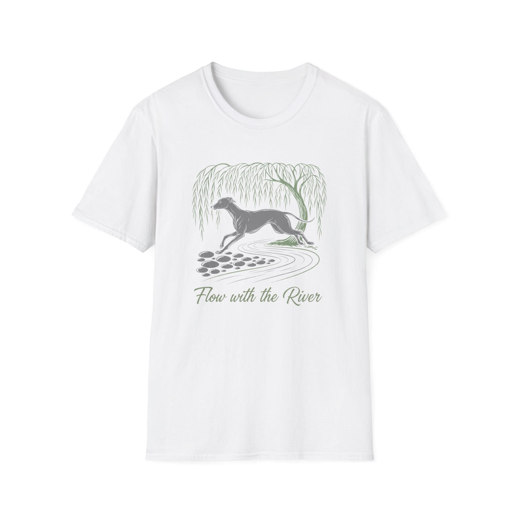 Flow With The River Greyhound T-Shirt