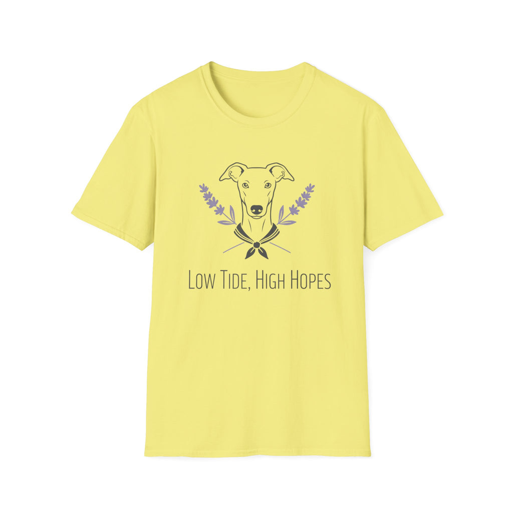Low Tide.  High Hopes Greyhound T-Shirt