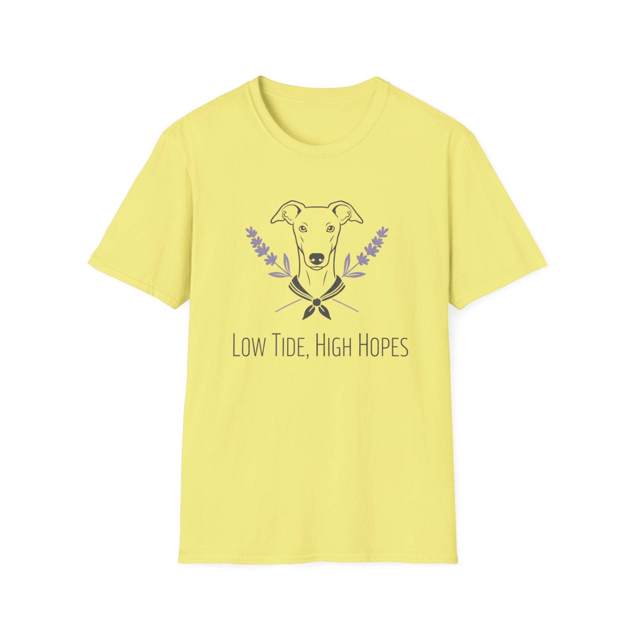 Low Tide.  High Hopes Greyhound T-Shirt
