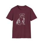English Bulldog And Flowers T-Shirt