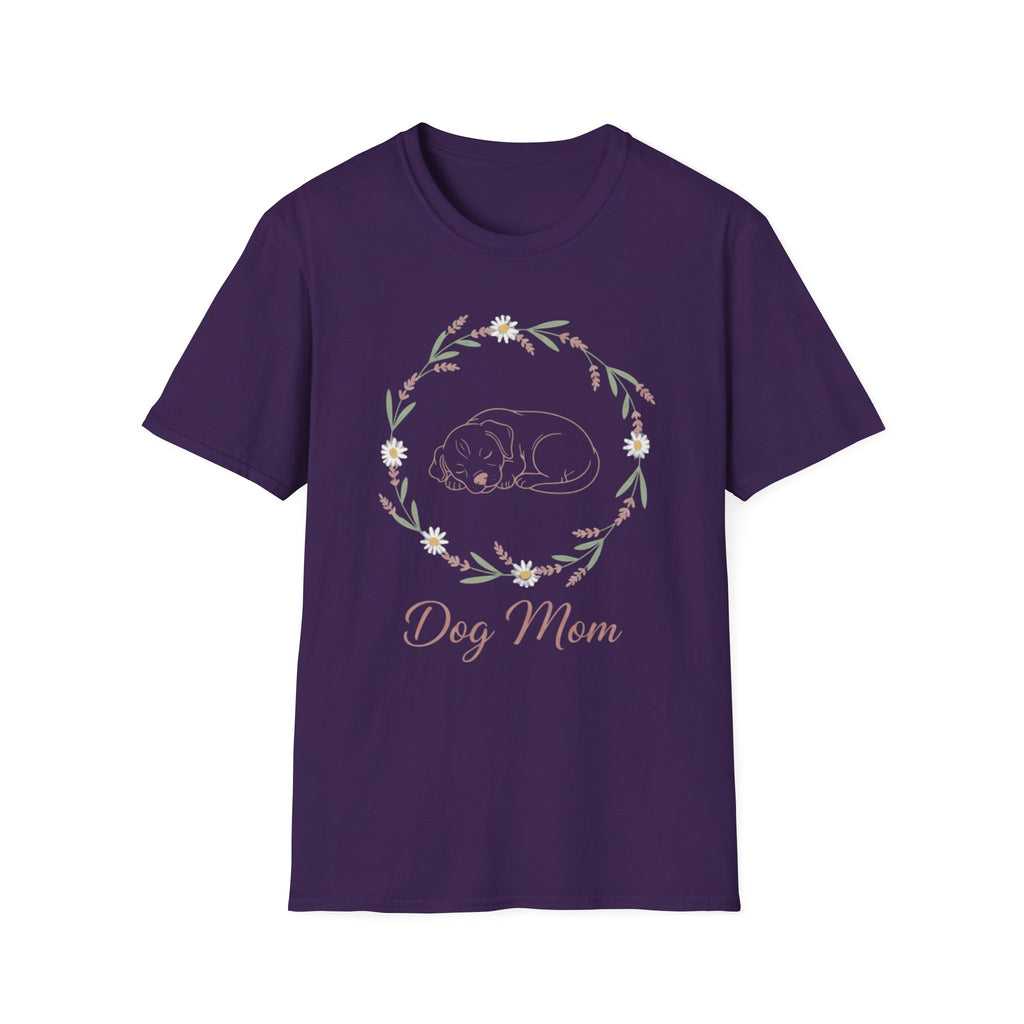 Dog Mom Botanical Wreath T-Shirt