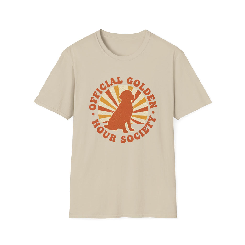 Official Golden Hour Society Golden Retriever T-Shirt