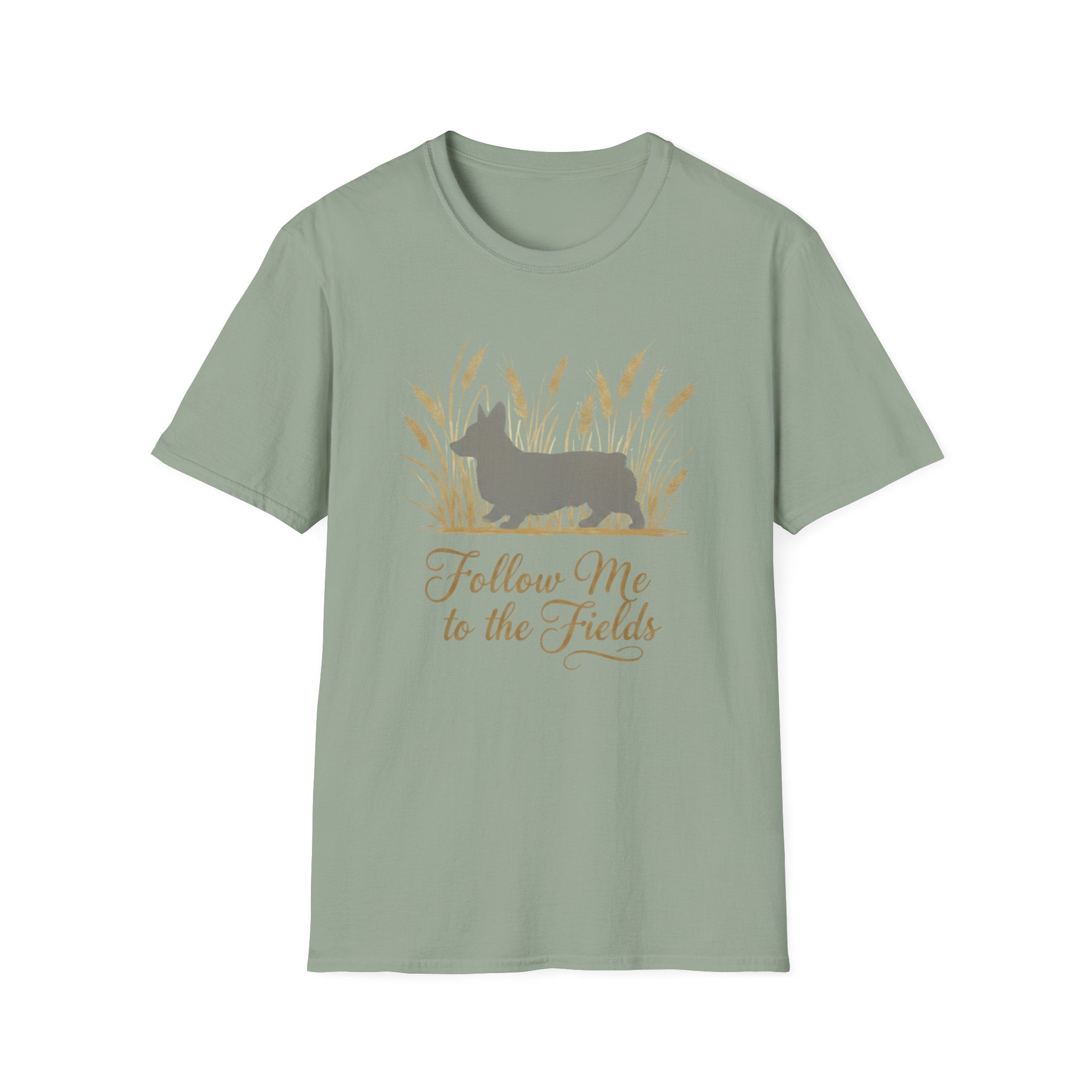 Follow Me To The Fields Corgi T-Shirt