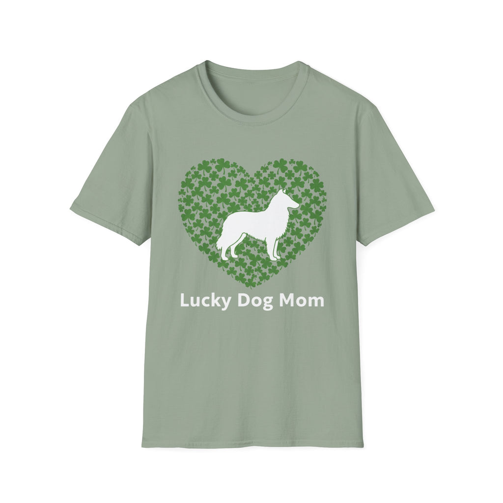 Lucky Dog Mom Sheltie T-Shirt