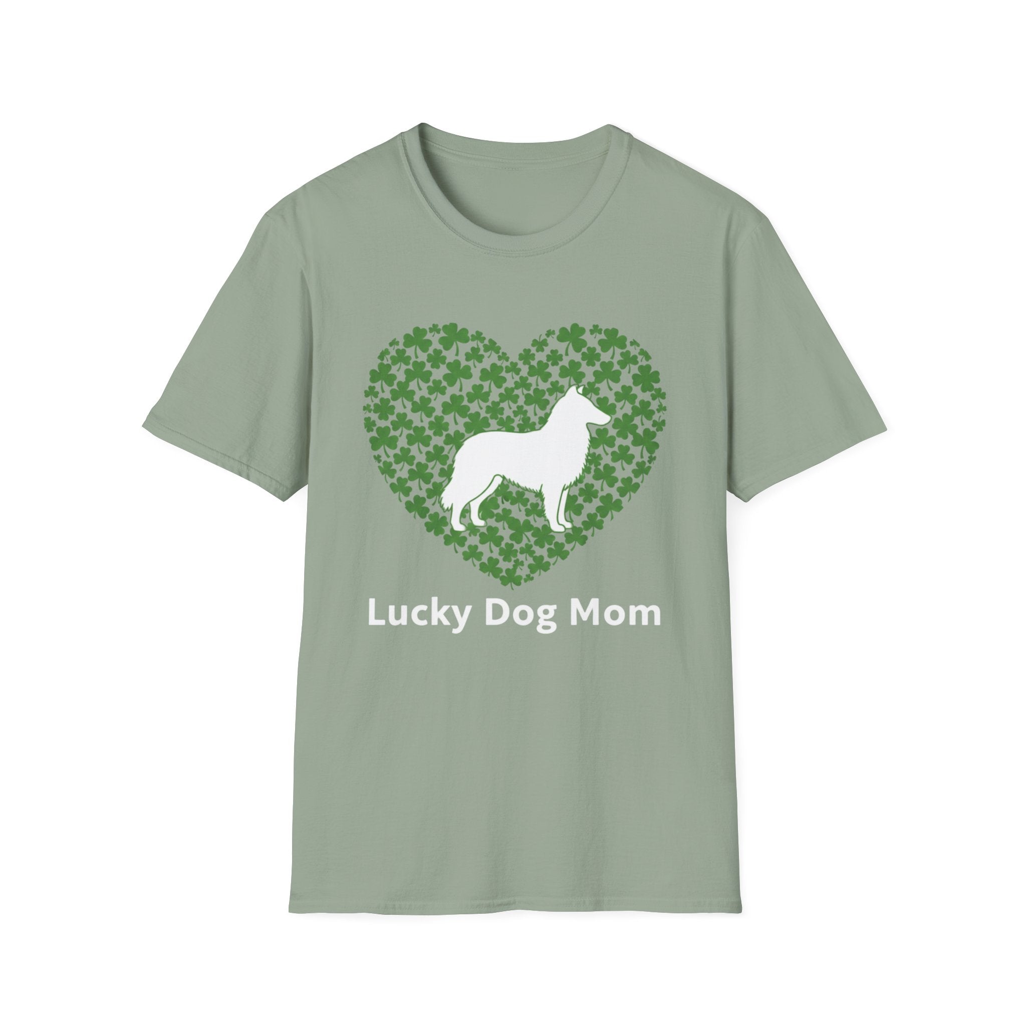 Lucky Dog Mom Sheltie T-Shirt