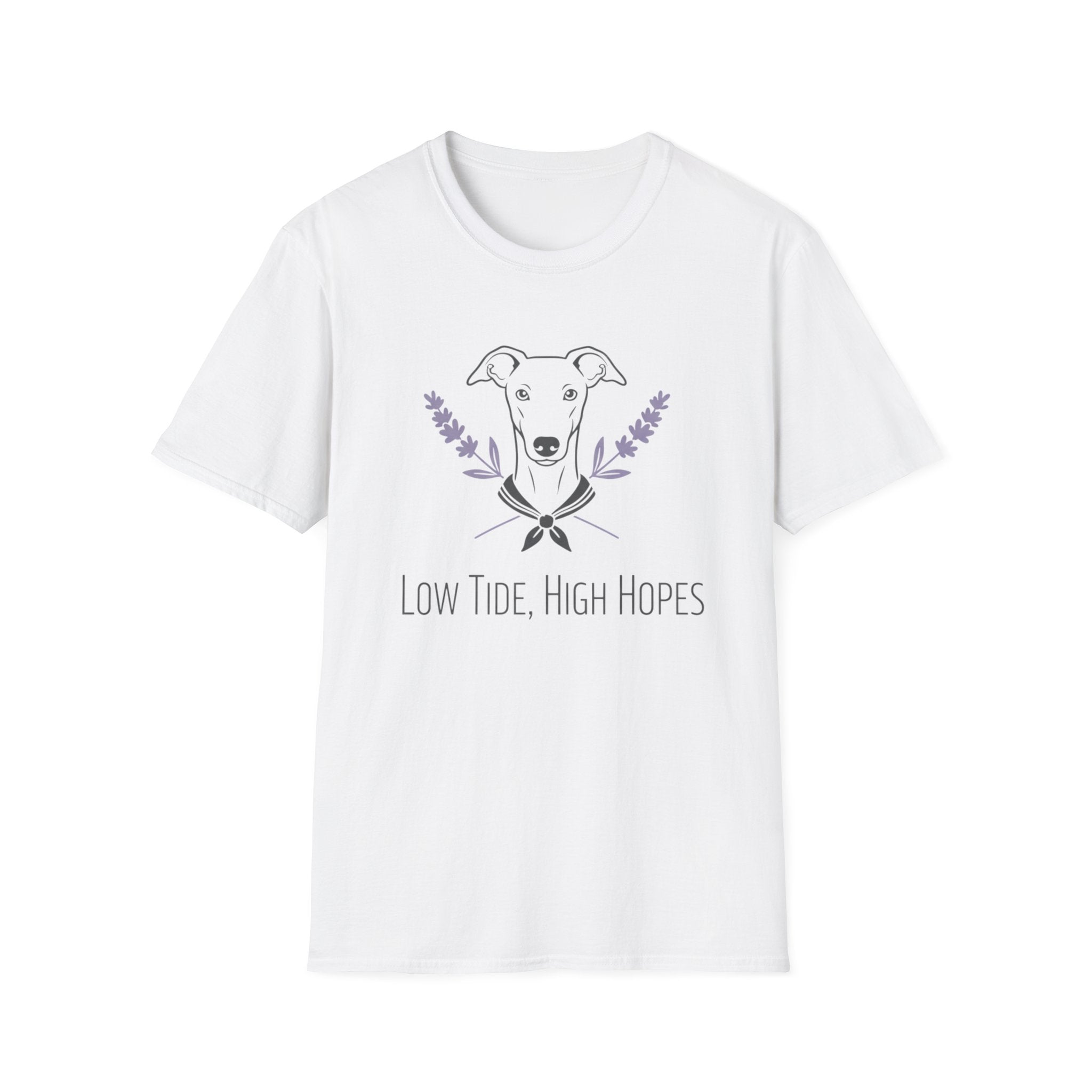 Low Tide.  High Hopes Greyhound T-Shirt