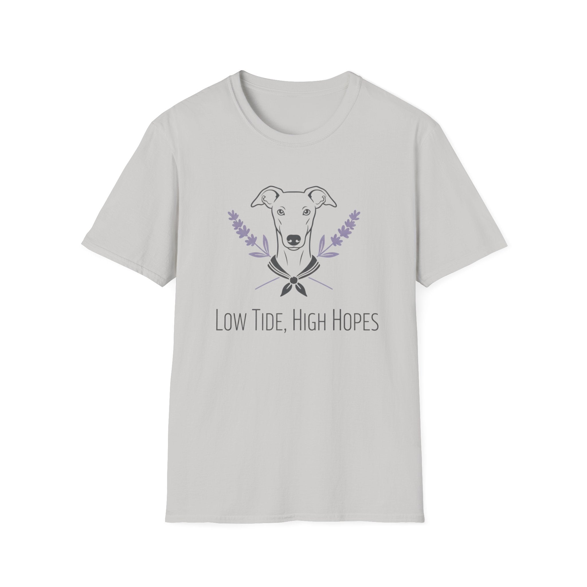 Low Tide.  High Hopes Greyhound T-Shirt