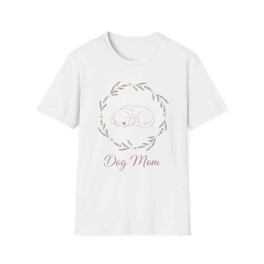 Dog Mom Botanical Wreath T-Shirt