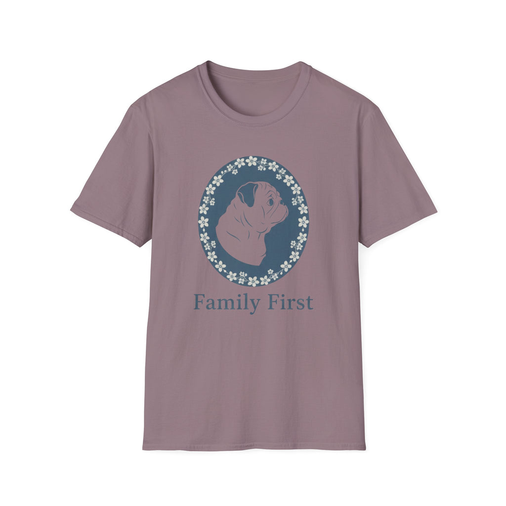 Family First Pug T-Shirt