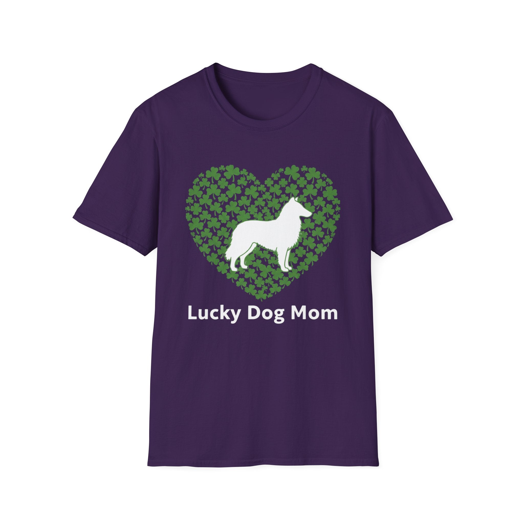 Lucky Dog Mom Sheltie T-Shirt