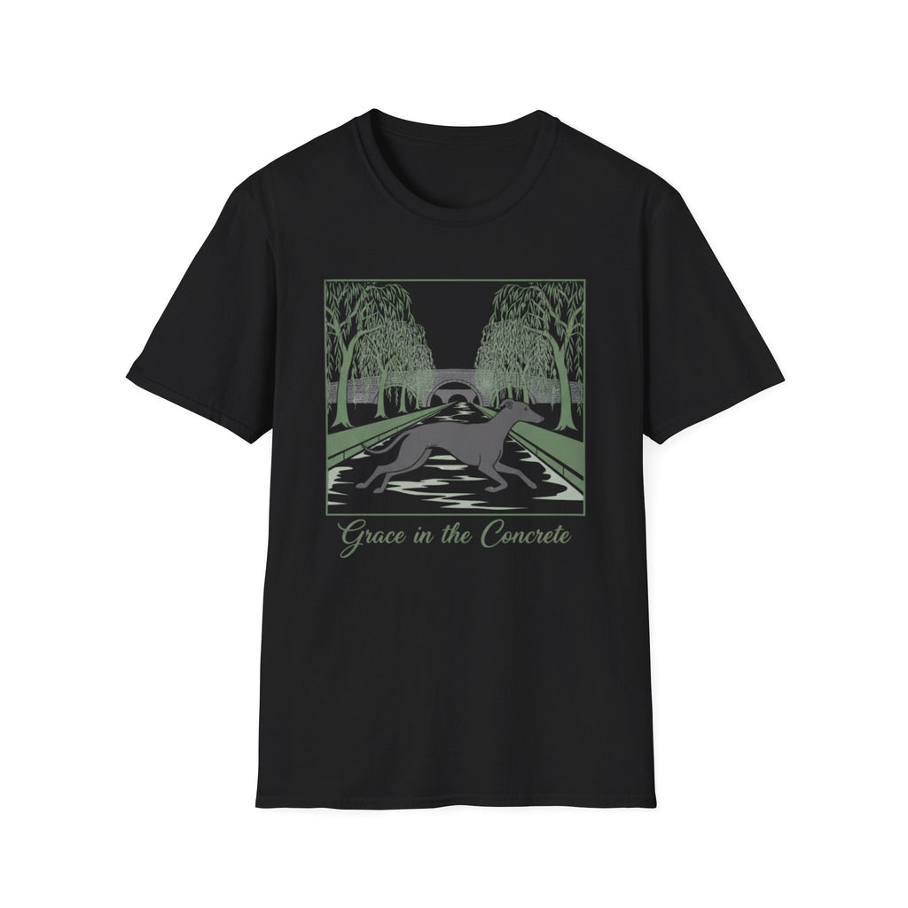 Grace In The Concrete Greyhound T-Shirt