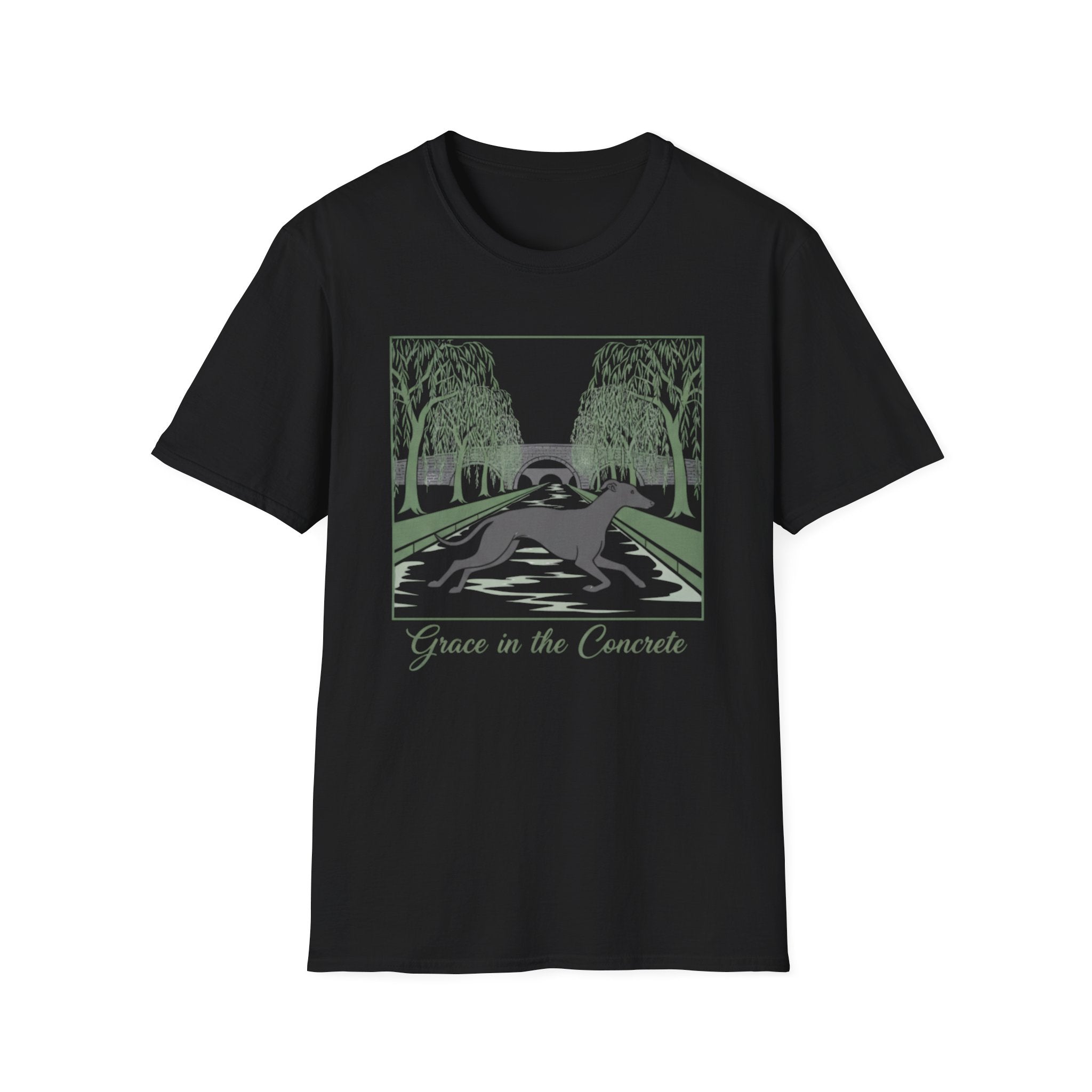 Grace In The Concrete Greyhound T-Shirt