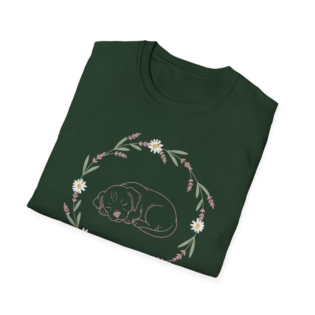 Dog Mom Botanical Wreath T-Shirt