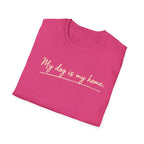 My Dog Is My Home Script T-Shirt