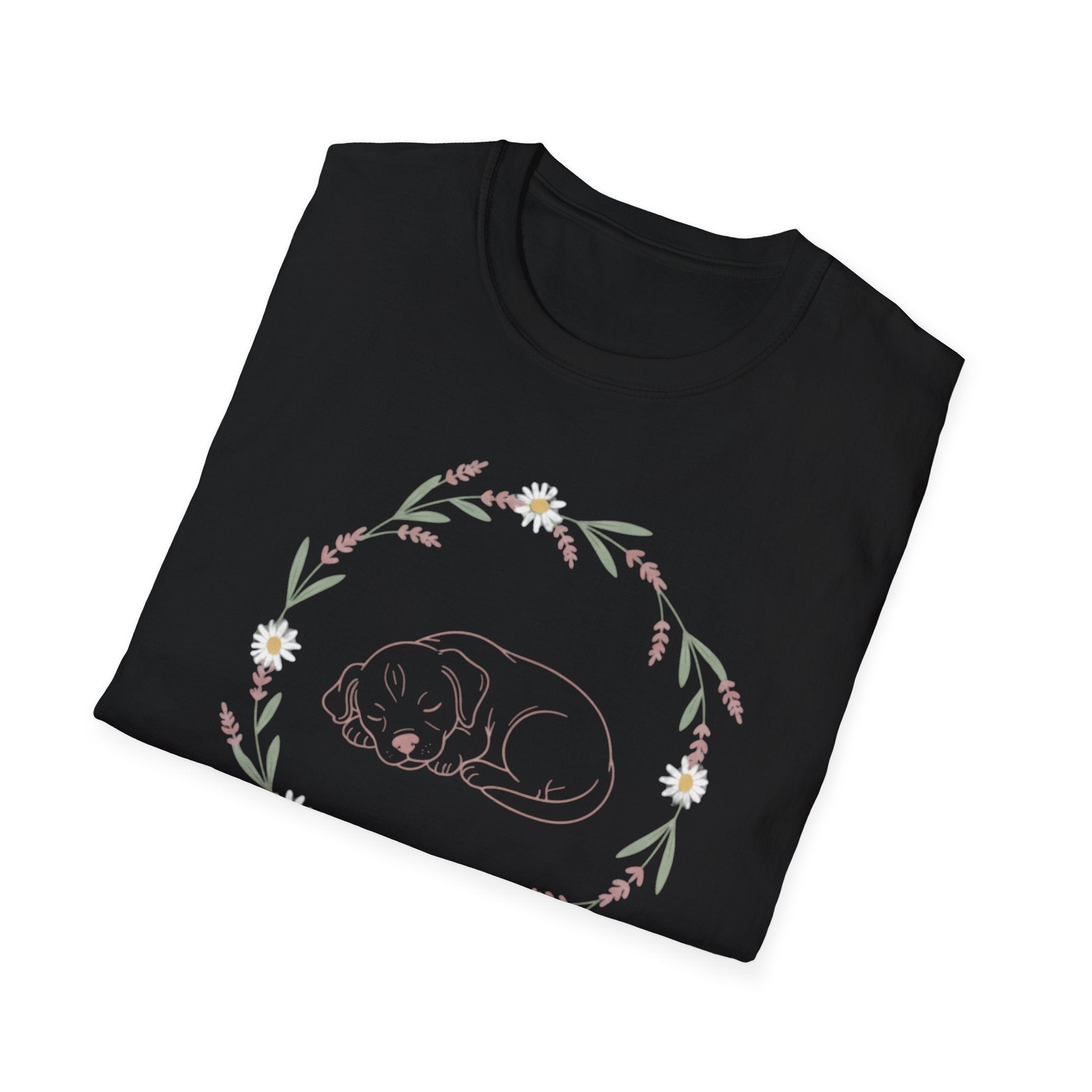 Dog Mom Botanical Wreath T-Shirt