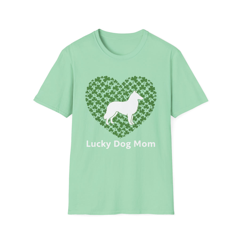 Lucky Dog Mom Sheltie T-Shirt