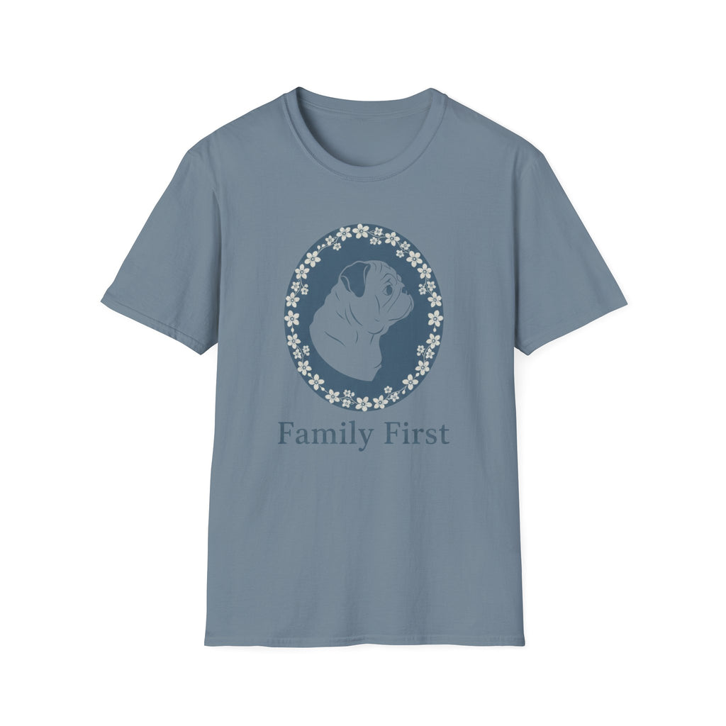 Family First Pug T-Shirt