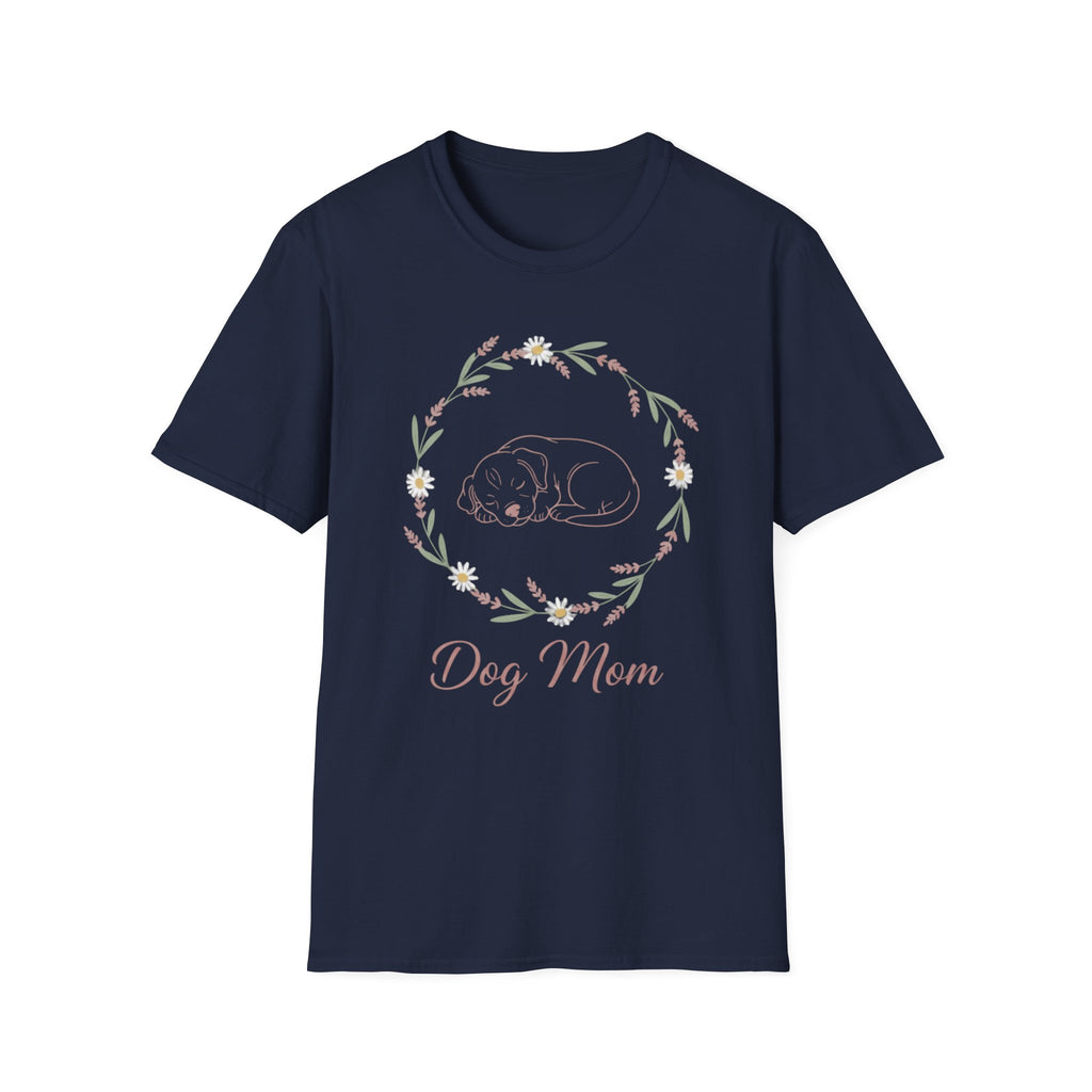 Dog Mom Botanical Wreath T-Shirt