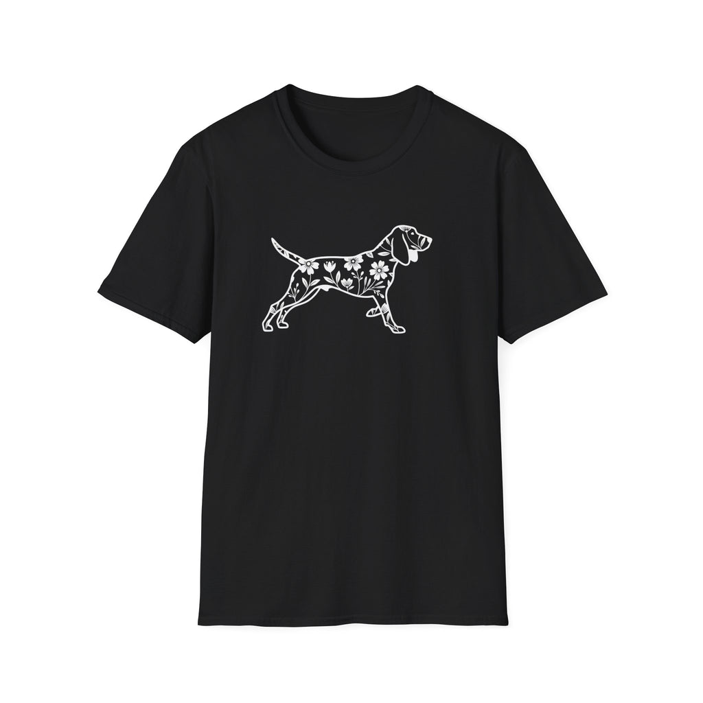 Flower Beagle T-Shirt
