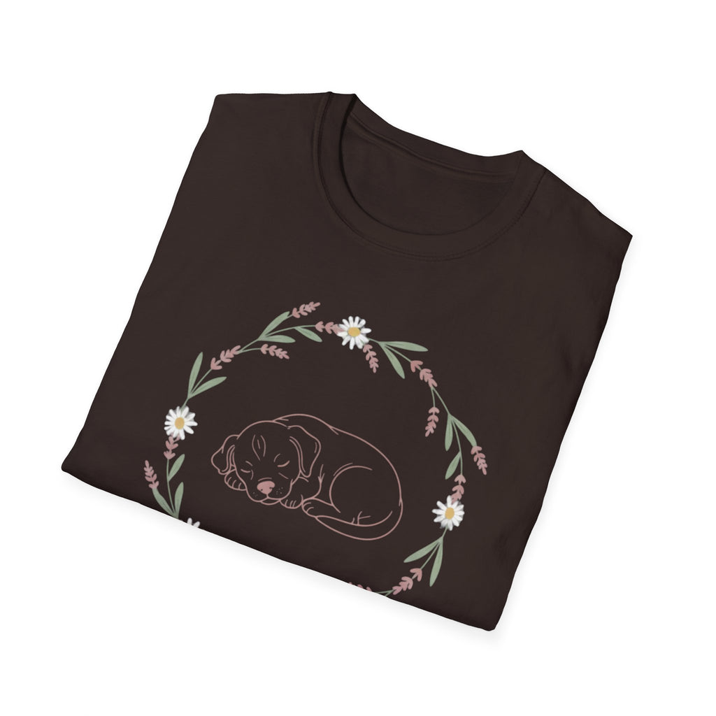Dog Mom Botanical Wreath T-Shirt