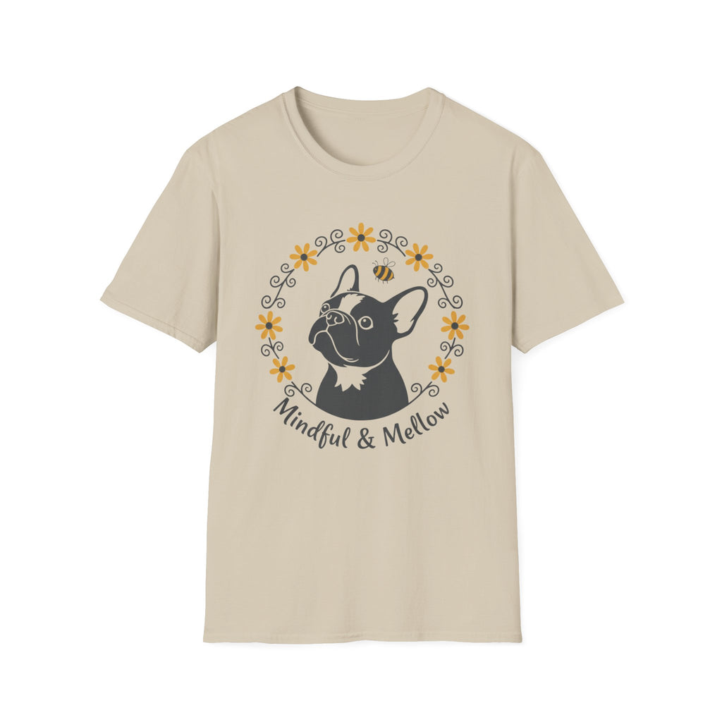 Mindful And Mellow French Bulldog T-Shirt