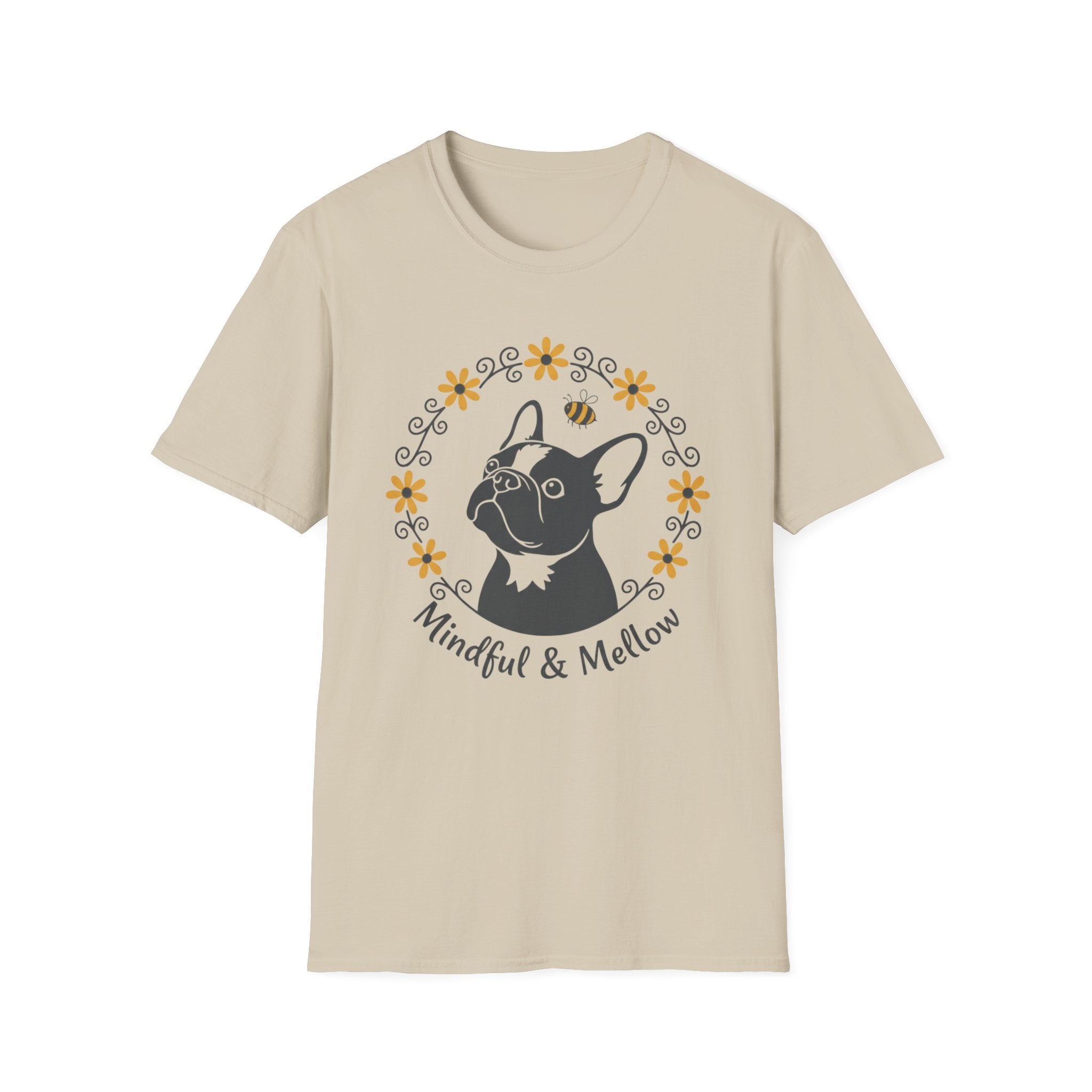Mindful And Mellow French Bulldog T-Shirt