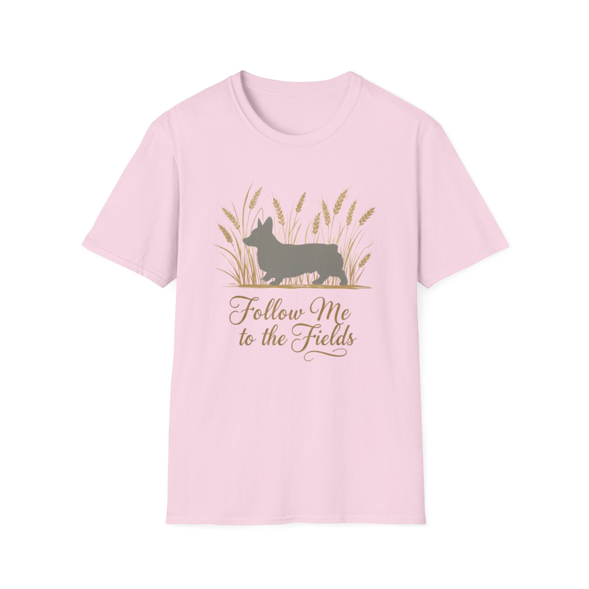 Follow Me To The Fields Corgi T-Shirt