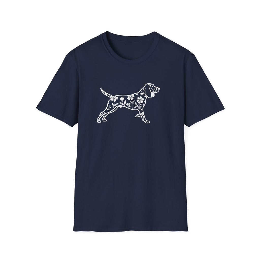 Flower Beagle T-Shirt