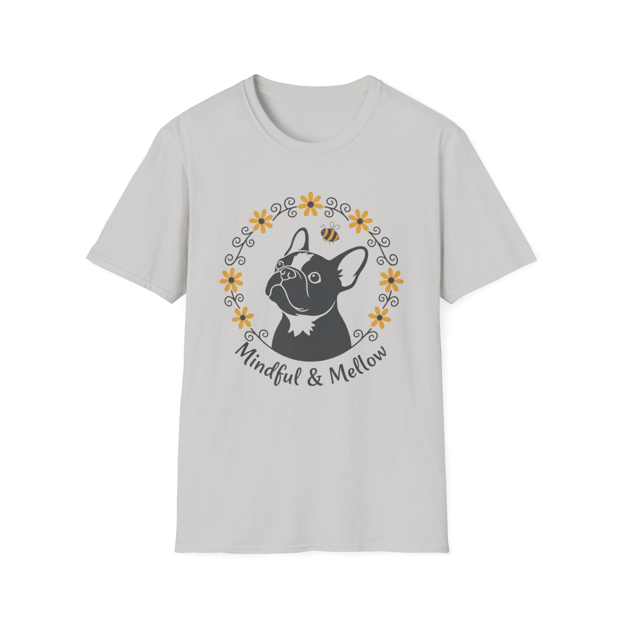 Mindful And Mellow French Bulldog T-Shirt