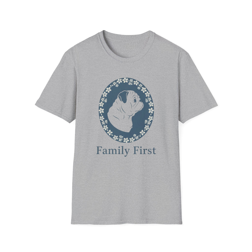 Family First Pug T-Shirt