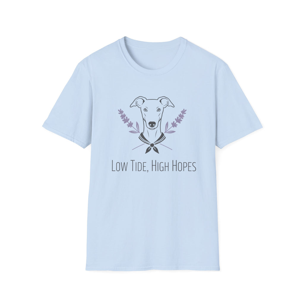 Low Tide.  High Hopes Greyhound T-Shirt