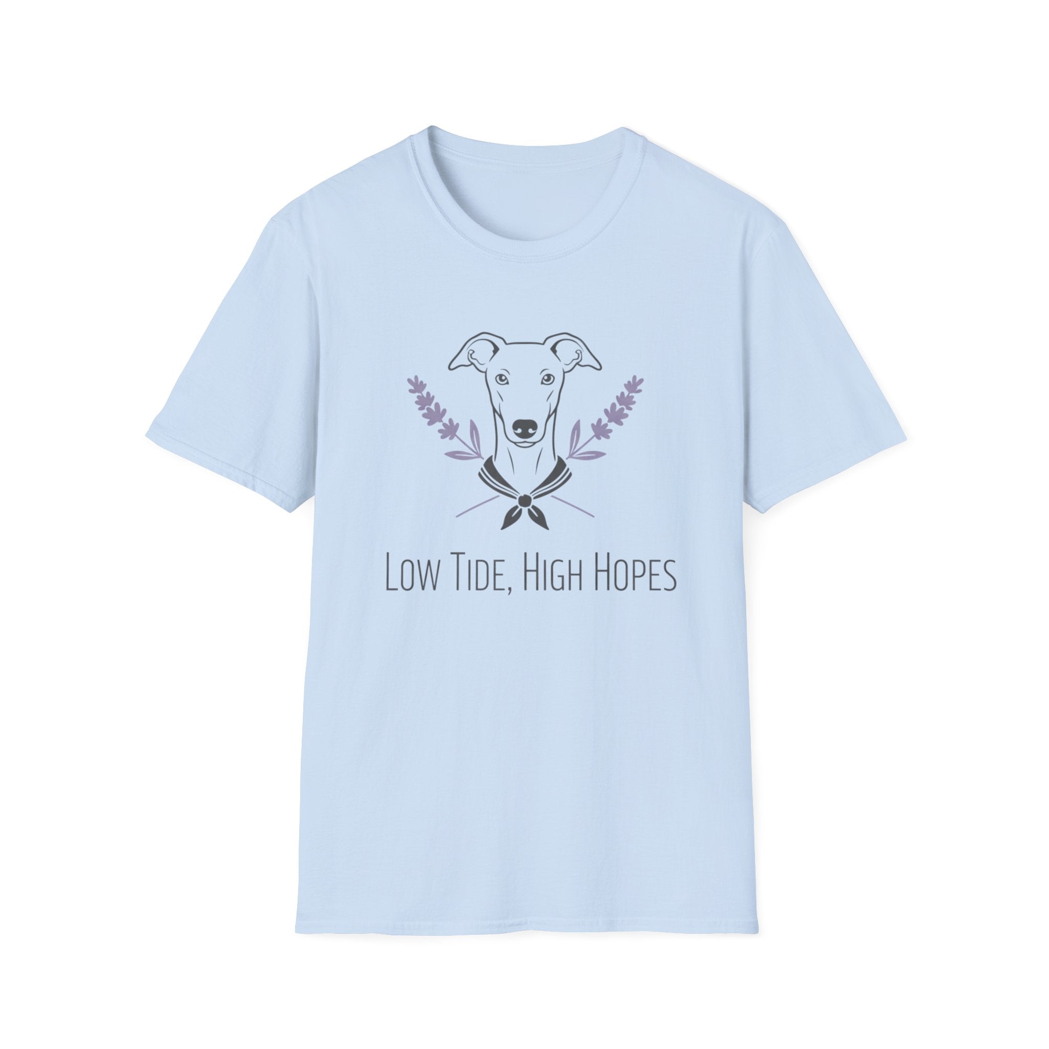 Low Tide.  High Hopes Greyhound T-Shirt