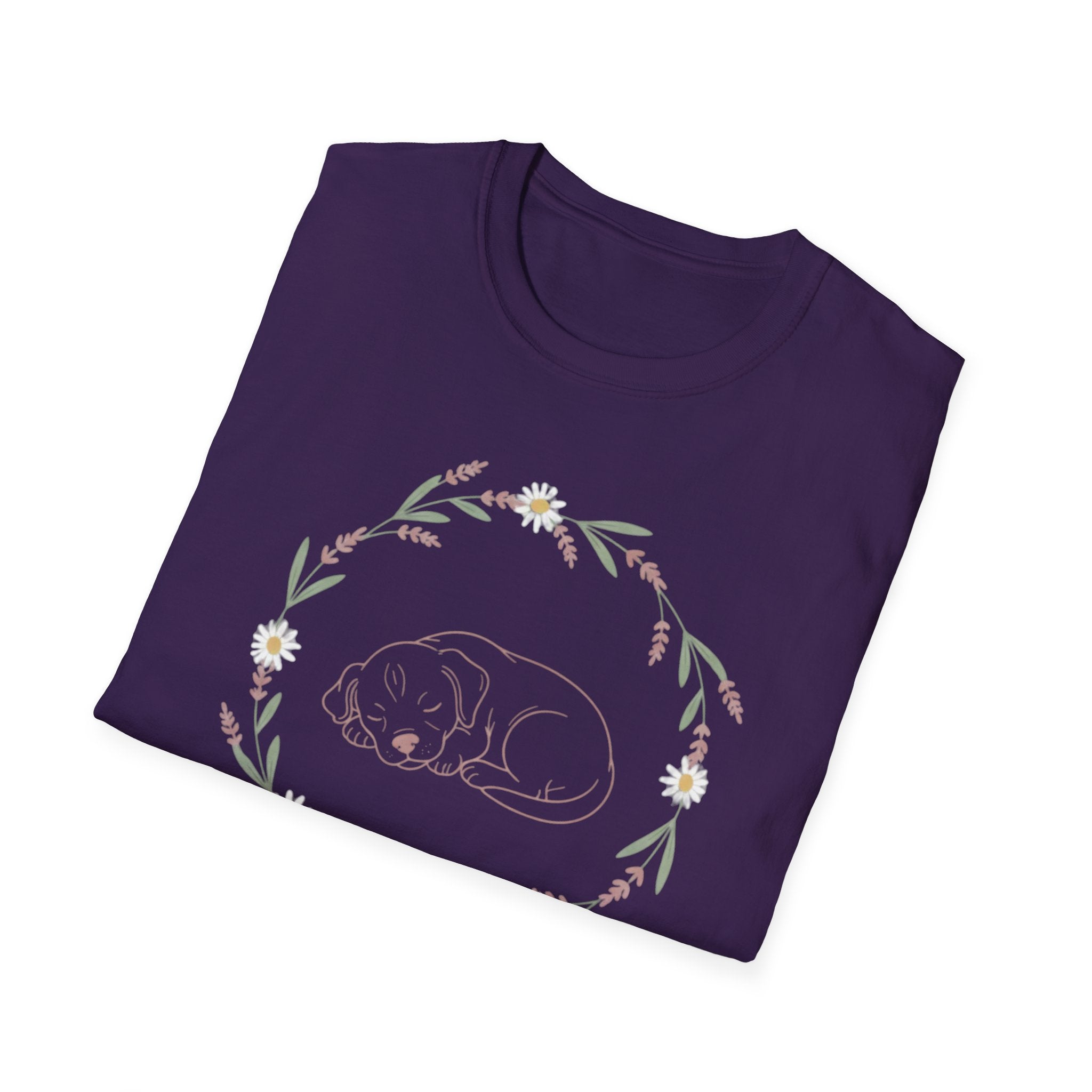 Dog Mom Botanical Wreath T-Shirt