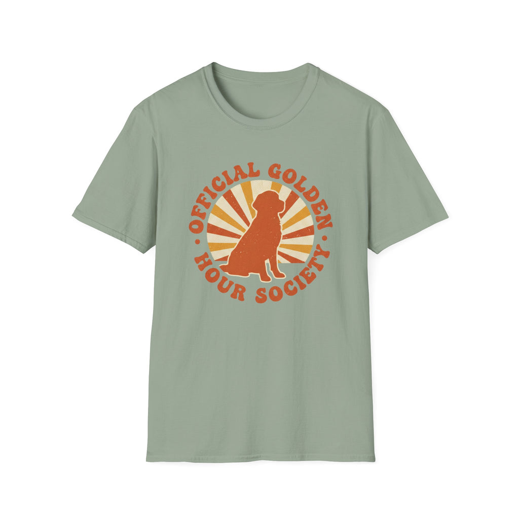 Official Golden Hour Society Golden Retriever T-Shirt