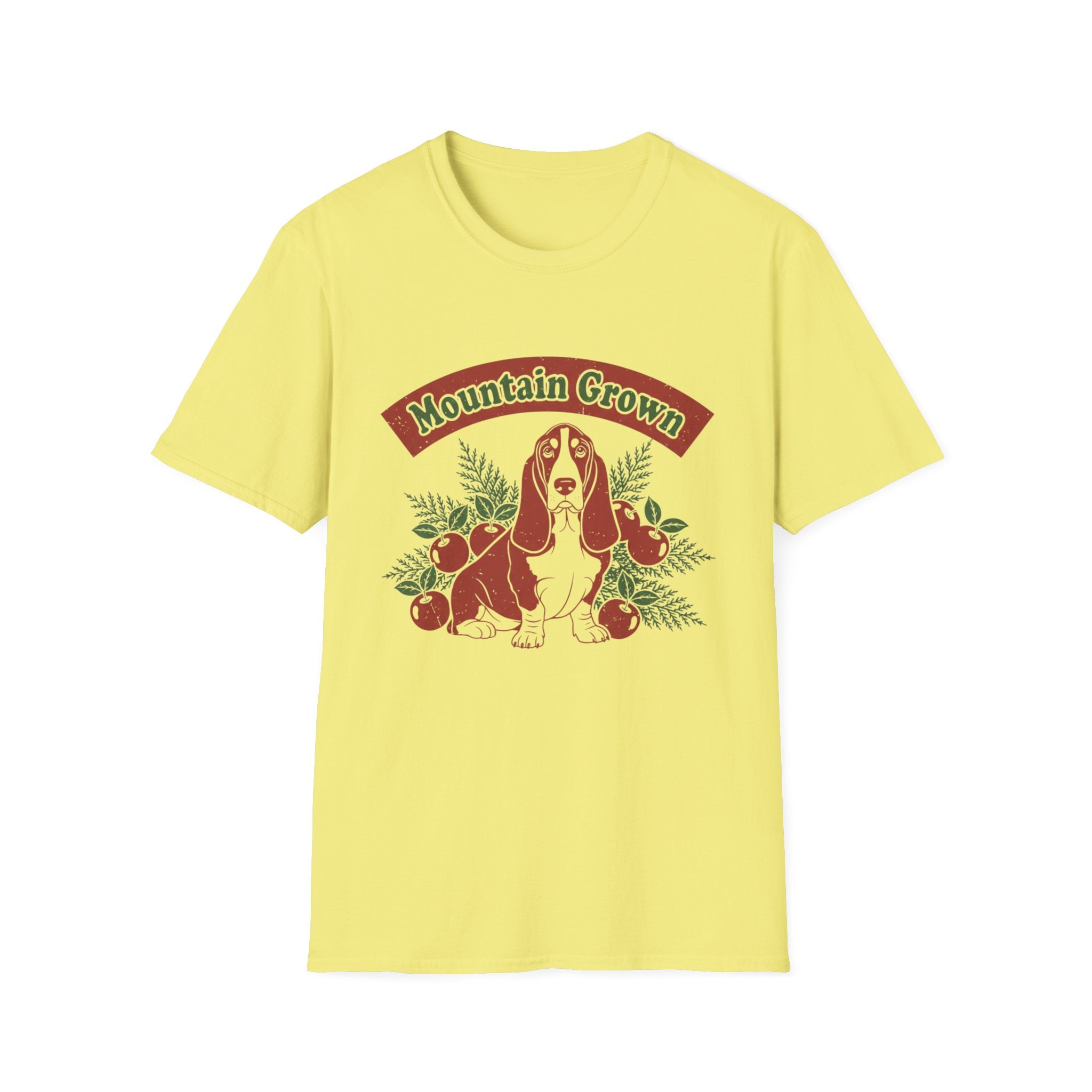 Mountain Grown Basset Hound T-Shirt
