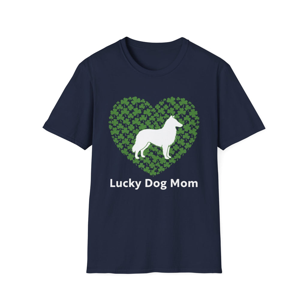 Lucky Dog Mom Sheltie T-Shirt