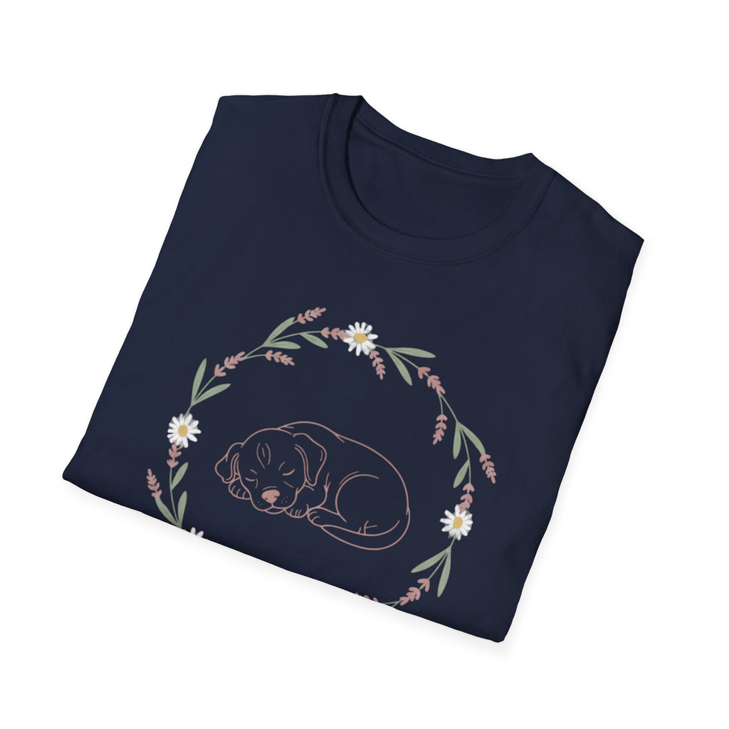 Dog Mom Botanical Wreath T-Shirt