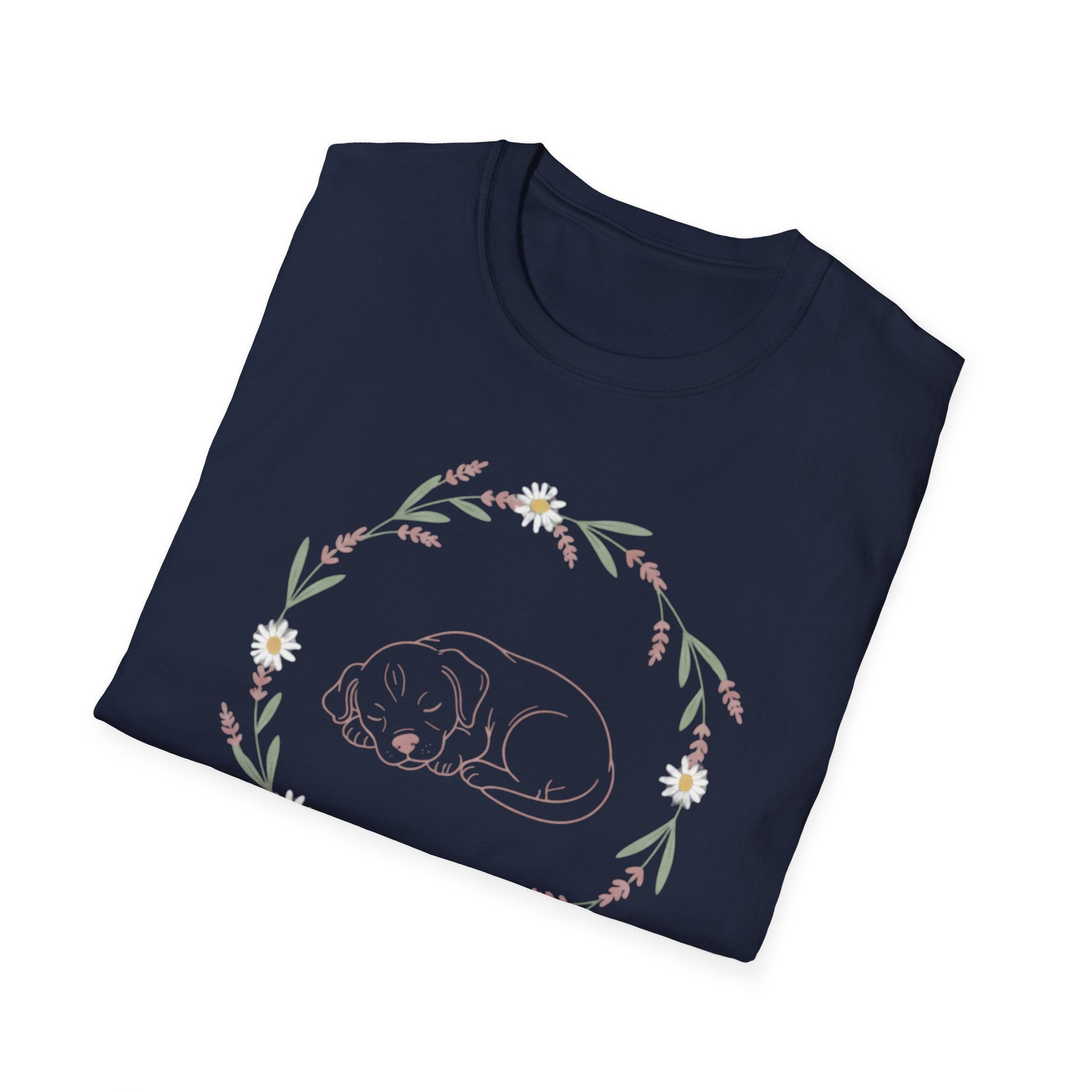 Dog Mom Botanical Wreath T-Shirt