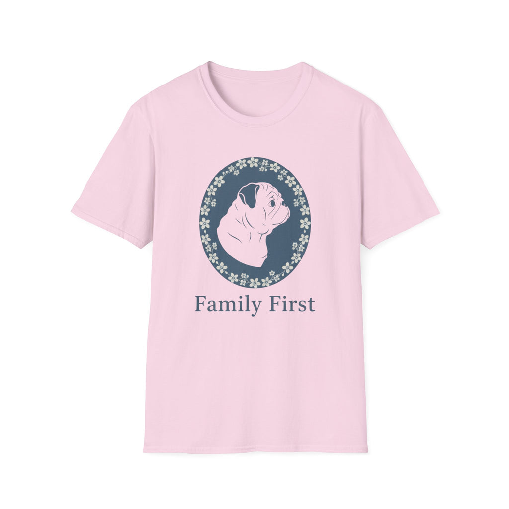 Family First Pug T-Shirt