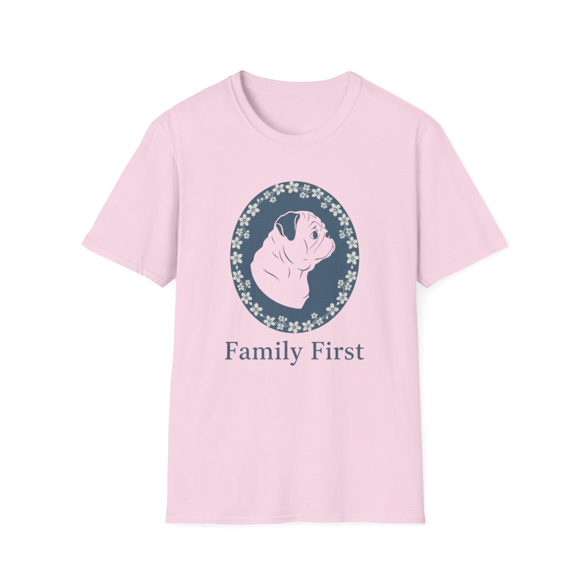 Family First Pug T-Shirt