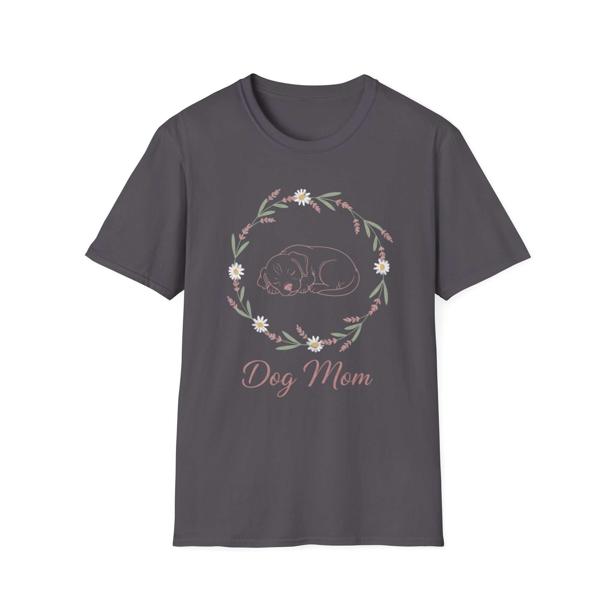Dog Mom Botanical Wreath T-Shirt