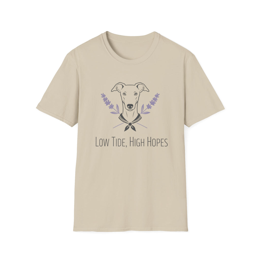 Low Tide.  High Hopes Greyhound T-Shirt