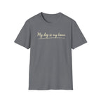 My Dog Is My Home Script T-Shirt