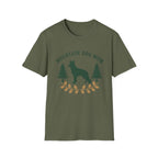 Mountain Dog Mom German Shepherd T-Shirt